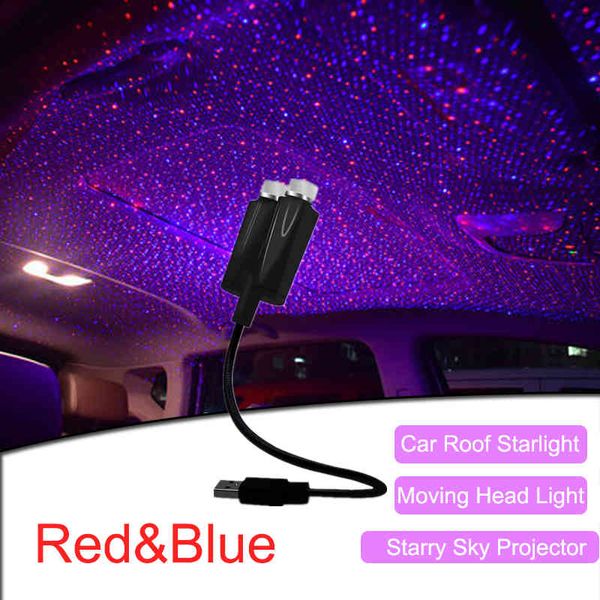 

car starry sky roof portable roof starlight usb sound control starry sky projector dj car atmosphere moving head light laser projection lamp