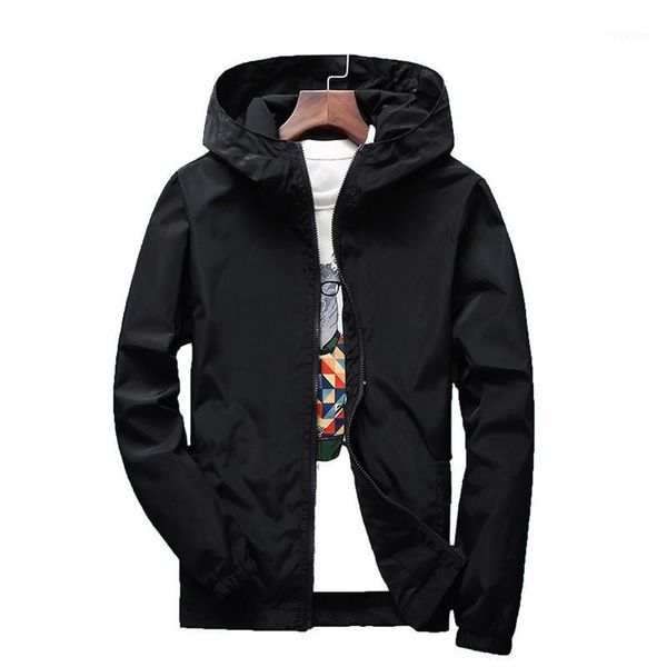 

men's jackets 2021 men's casual jacket, hooded zipper shirt, windproof, waterproof, outdoor sportswear, mountaineering suit, autumn, Black;brown
