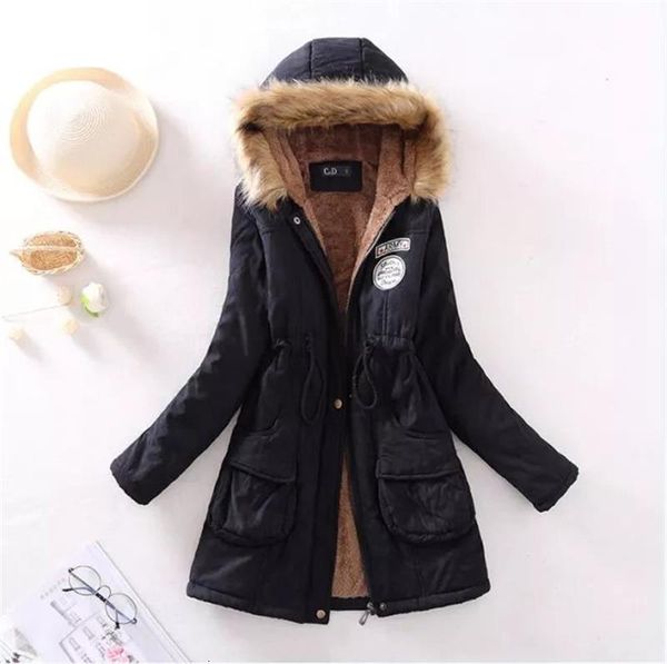 

women fashion 2021 new korean winter women's cotton students clothes high-end leather jacket wild bones ladies cz99, Black