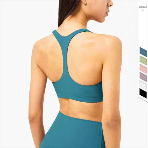 

2021 new arrivals beautiful back skin-friendly yoga bra women gathered shockproof sports fitness bra running underwear, White;black