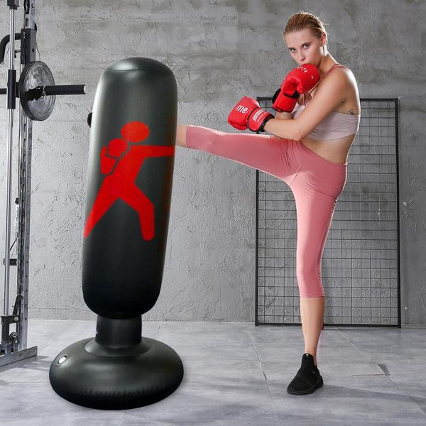 

inflatable boxing bag training pressure relief exercise water base punching pvc boxing training target fitness equipment