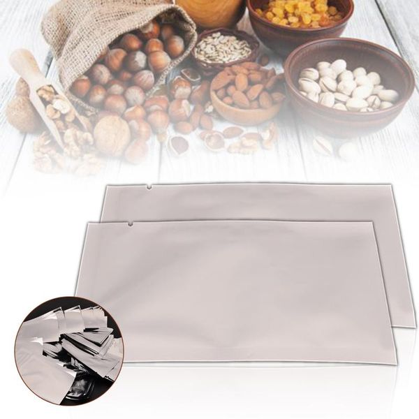 

food savers & storage containers 100pcs/lots aluminum foil mylar bags sliver vacuum for saver kitchen keep fresh small plastic pouche