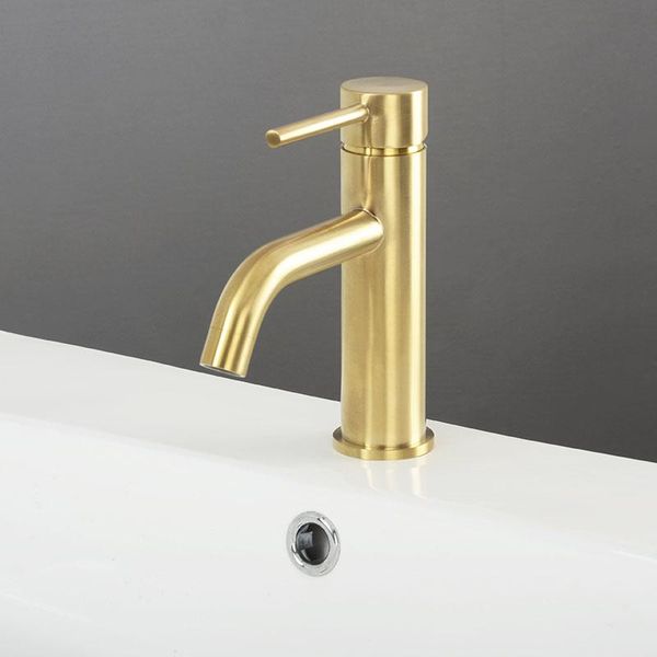 

bathroom sink faucets faucet mixers water tap basin brass brushed gold & grey mablack mixer taps