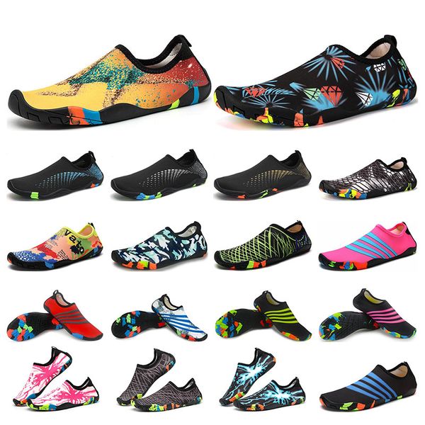 

mens swimming diving outdoor sports beach shoes soft-soled creek sneakers black blue barefoot skin snorkeling wading fitness womens trainers