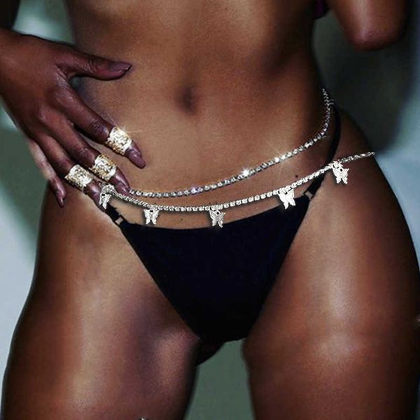 

pendant necklacesnew butterfly waist chain, Silver