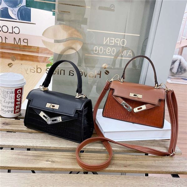 

hbp mini soft leather alligator kelly portable messenger women's bag 2021 new autumn and winter fashion