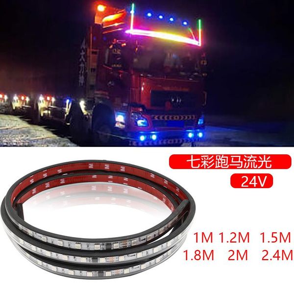 

interior&external lights 24v truck car styling rgb sequential led strips