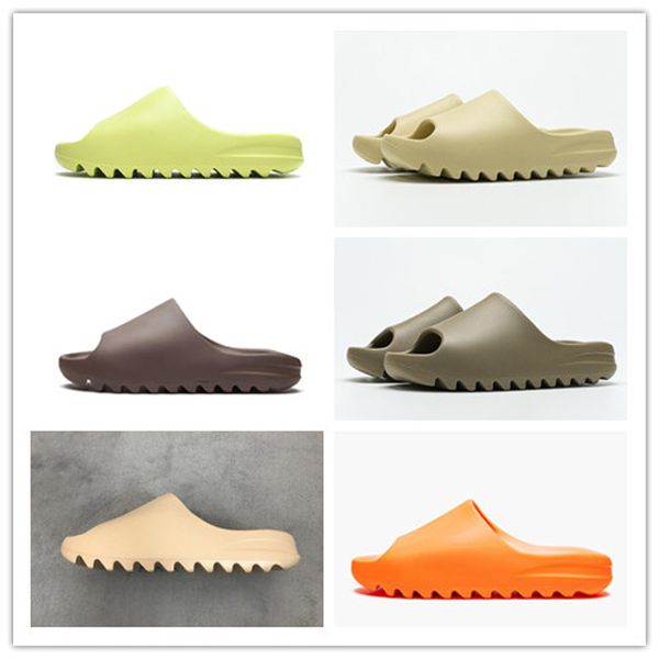 

fluorescent green slides slippers men black platform sandals beach outdoor trainers mens soot sneakers core bone dessan pure sports shoe man