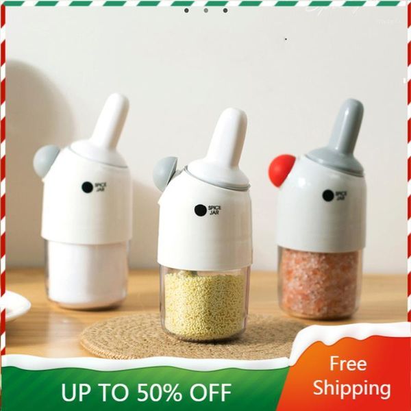 

storage bottles & jars cute spices jar kitchen coffee sauce transparent honey candy plastic tea rangement cuisine organizers zz50sb