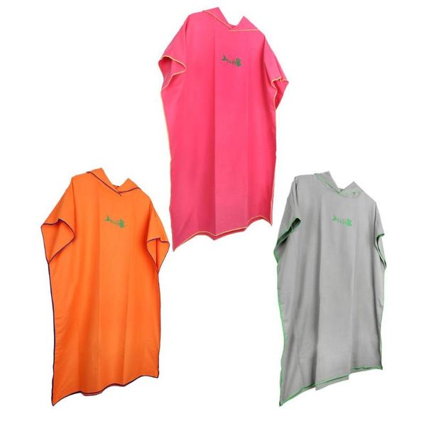 

towel poncho changing robe with hood comfortable lightweight beach quick dry bath for adults
