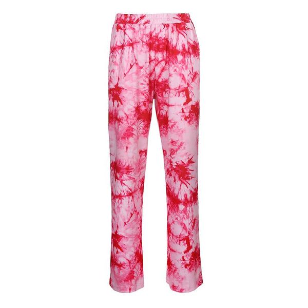 

tie dye print joggers women sweatpants wide leg pants casual loose elastic high waist harem pants female hip hopjs0243, Black;white