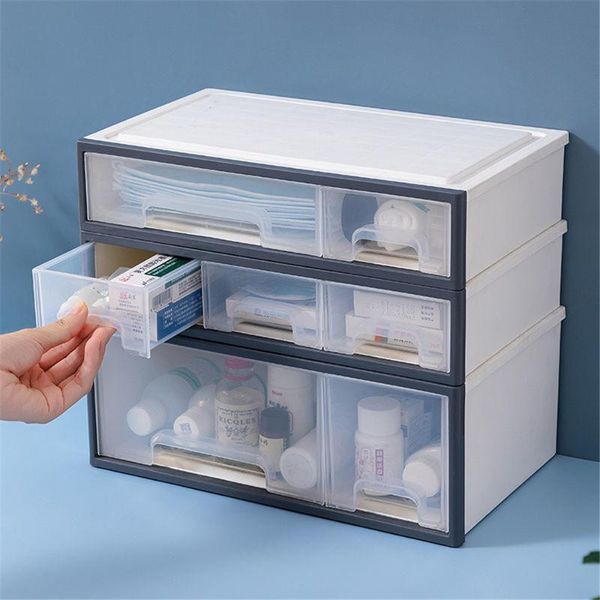 

large capacity cosmetic storage box drawer organizer jewelry nail polish makeup container for desksundries chest