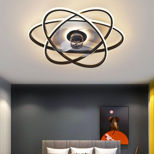 

ceiling fans nordic chandelier fan without blades bedroom lamp with lights decorative led lamps
