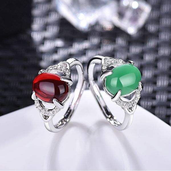 

jewelry agate palace red food ring, Black