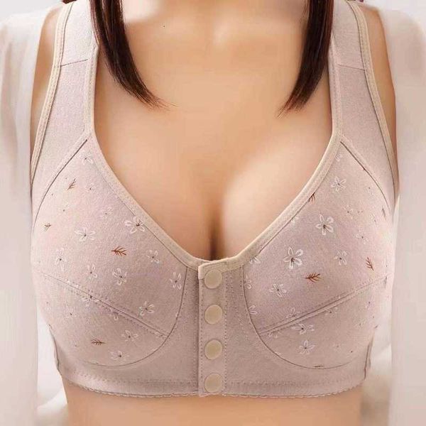 

middle aged and old women's bra without steel ring, Black;white