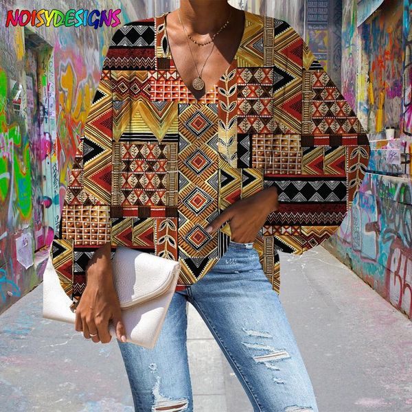 

women's blouses & shirts noisydesigns womenÂ blouseÂ africa ethnic tribal pattern casualÂ looseÂ longÂ sleeveÂ girlsÂ pullover Â largeÂ sizeÂ fem, White