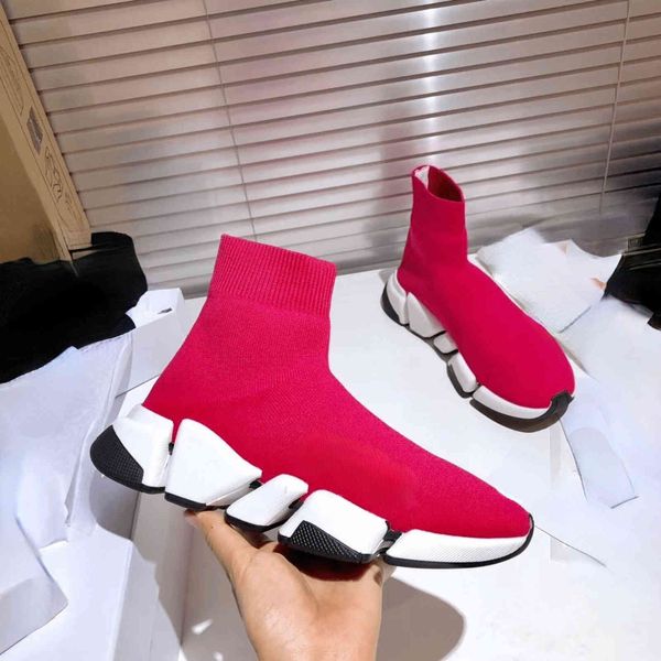 Stivali per donna uomo Calzini scarpe sportive casual Caviglia inverno Designer di alta qualità in pelle Moda Suola in gomma antiscivolo Squisita 1113