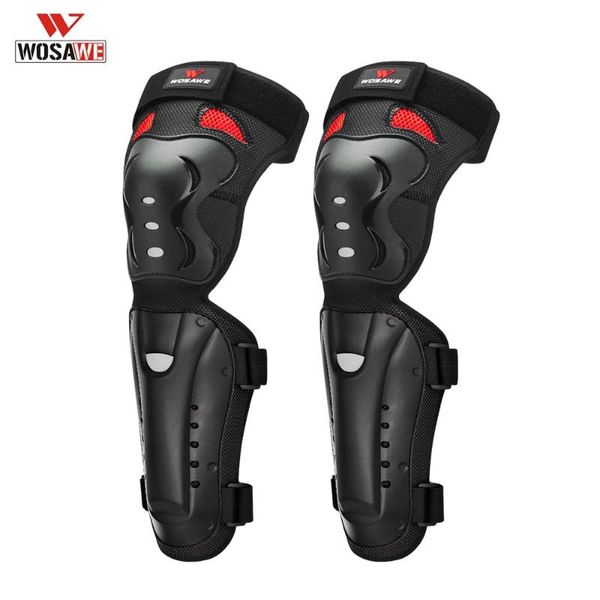

motorcycle armor wosawe reflective knee pad adjustable guards racing off-road protective kneepad motocross brace protector men women