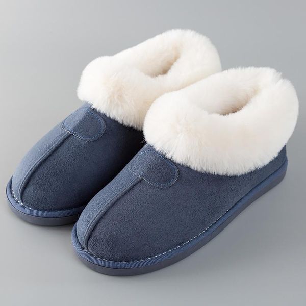 

girls fur slippers women winter indoor shoes 2021 new home slipper fourrure, Black
