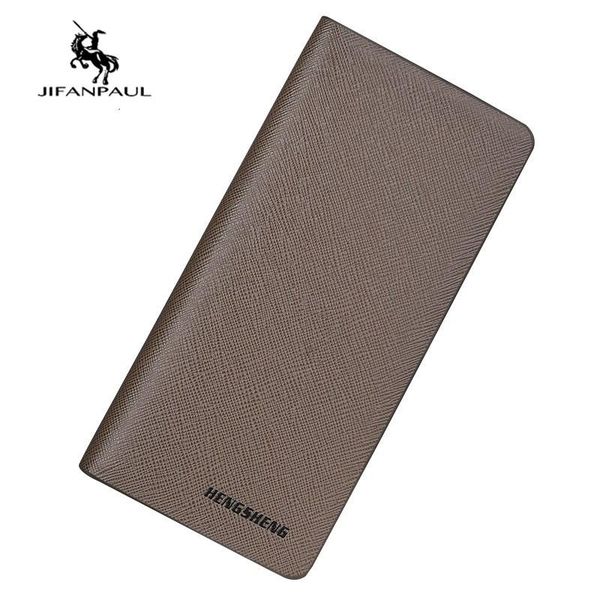 

wallets jifanpaul 2021 men's short wallet korean youth cross pattern multi-function multi-card large capacity, Red;black