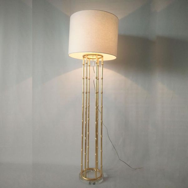 

floor lamps light luxury linen lampshade lamp villa el living room iron