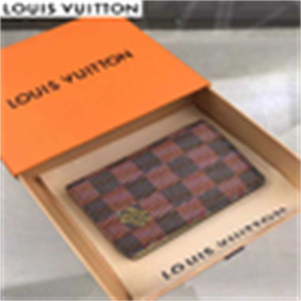 

clutches brand designer key luxury f6r5 holders n63143 red card check wallet evening men long compact purse wallet chain wallets