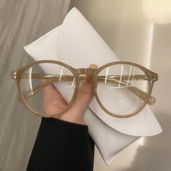 

sunglasses retro glasses women man fashion flat lens thick round full frame stylish eyeglass decorative eye wearing pograph props, White;black