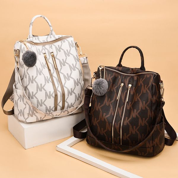 

women's bag double shoulder korean single letter small nk fashion
