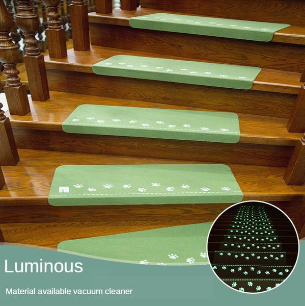 

carpets luminous stair pads stepping mats floor foot pad steps stickers non-slip non-adhesive self-adhesive pvc