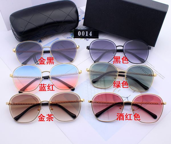 

cut-edge drilling sunglasses gradient color gold-frame large-frame sun glasses trendy 0014 anti-glare anti-ultraviolet uv400, White;black