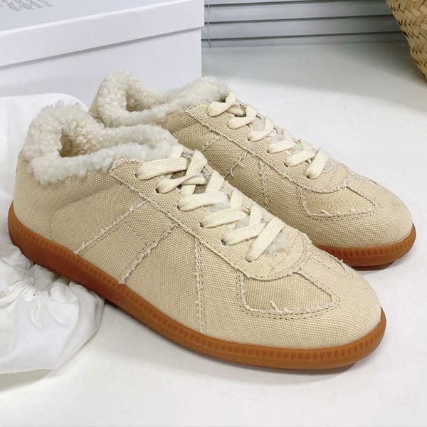 

winter low-training shoes designer retro classic shape wool warmth mens and womens designer casual style tendon soles size 35-45 high-qualit, Black