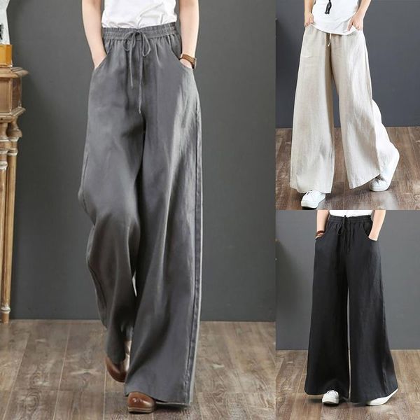 

women's pants & capris 2021 fashion wide leg trousers high waist wash solid color casual soft straight jeans ladies streetwear, Black;white