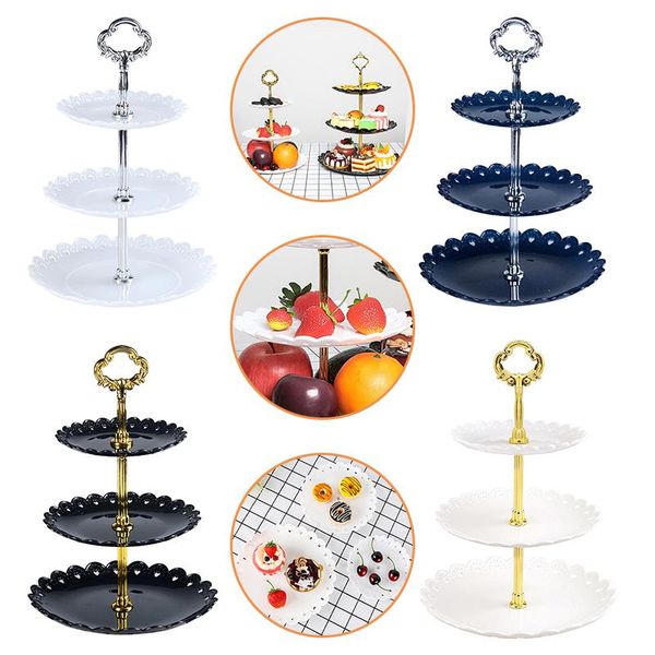 

other bakeware 3-tier fruit dessert stand rack cake display plate tray wedding birthday supply stands kitchen accessories tools gadgets