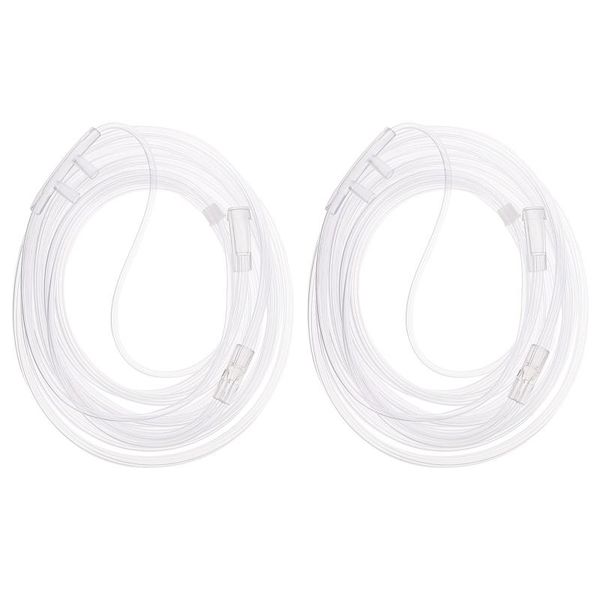 

electric nose & ear trimmers 2pcs disposable home oxygen nasal tubes cannulas (white)