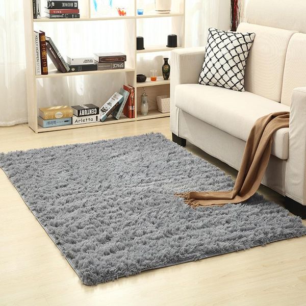 

carpets super soft silk wool rug indoor modern shag area silky rugs bedroom floor mat baby nursery children carpet