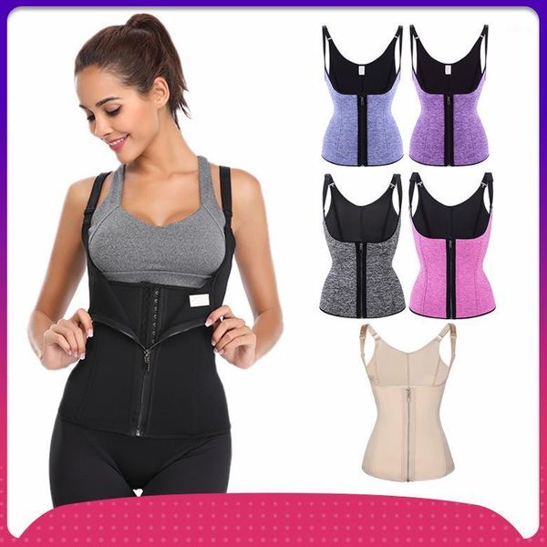 

neoprene zipper inside the double-breasted ultra time sports fitness gym tunic ms khan corsets bustiers &, Black;white