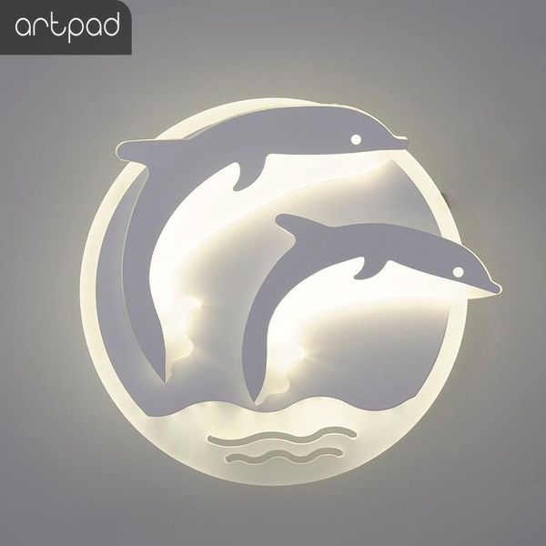 

nordic modern minimalist wall lamps ac 110v-220v aluminium acrylic light wall mounted bedside lamps tv background stair fixture