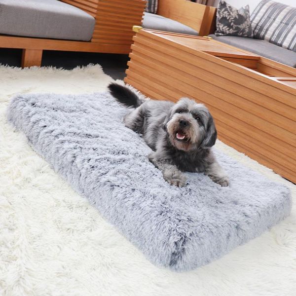 

kennels & pens ultra plush deluxe orthopedic foam dog bed rectangular cat mats / removable cover pet mattress cushion for small large