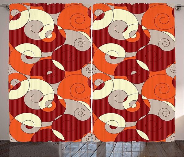 

curtain & drapes contemporary curtains for kids room spirals pattern in warm colors artistic swirling lines with effect window