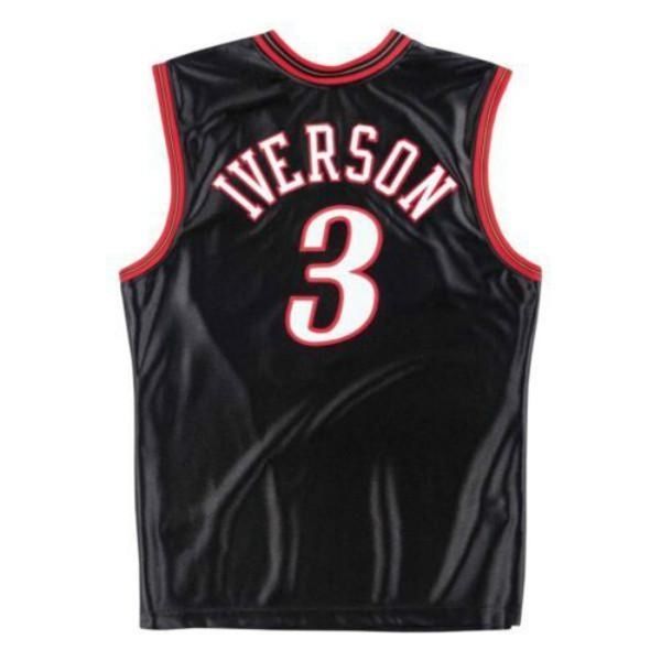 

custom men allen iverson mitchell ness black finals jersey throw vest basketball jersey size:s-5xl