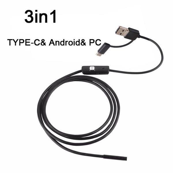 

cameras an100 3 in 1 6 adjustable leds 70 degree angle waterproof ip67 3.9mm 5.5mm 7mm 8mm optional mini