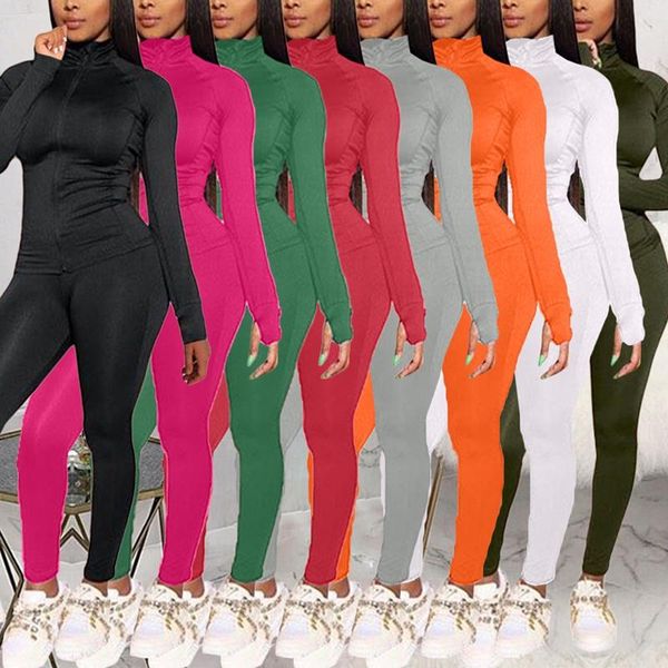 

spring long sleeves women slim streched tracksuit plus size 2pcs sets, Black;blue