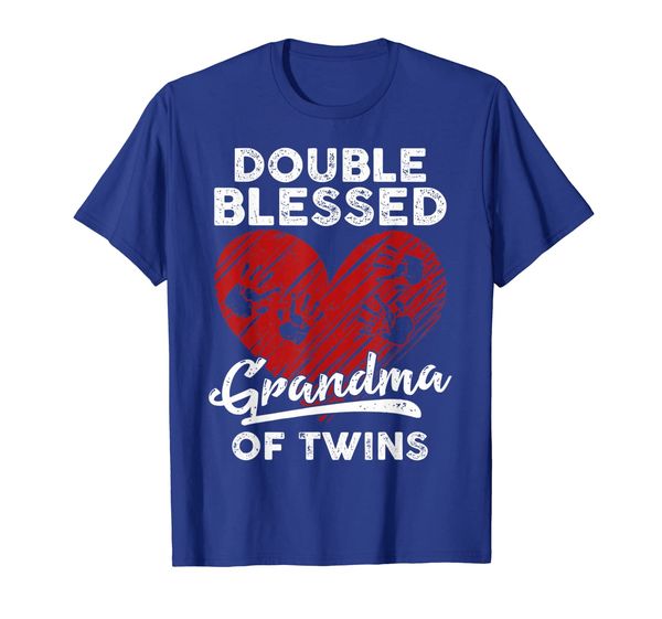 

proud new grandma of twins 2019 shirt twins boys girls, White;black