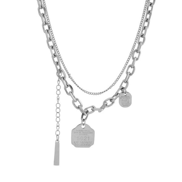 

chains cuban link chain hip hop jewelry necklace for women wholesale key, Silver