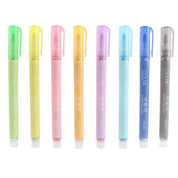 

highlighters fluorescent marker double line outline pen color net red hand account diy poster drawing 8 colors, Black;red