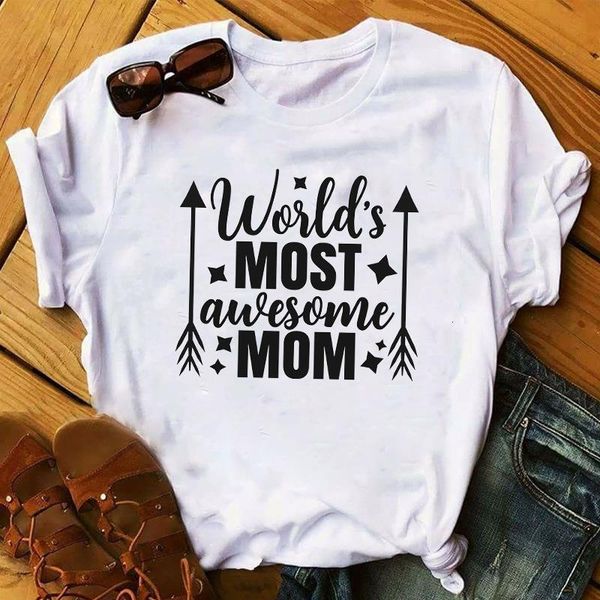 

women 2021 mom life star arrow cute womens mother's day clothing lady t shirt t-shirts ladies graphic female tee t-shirt, White