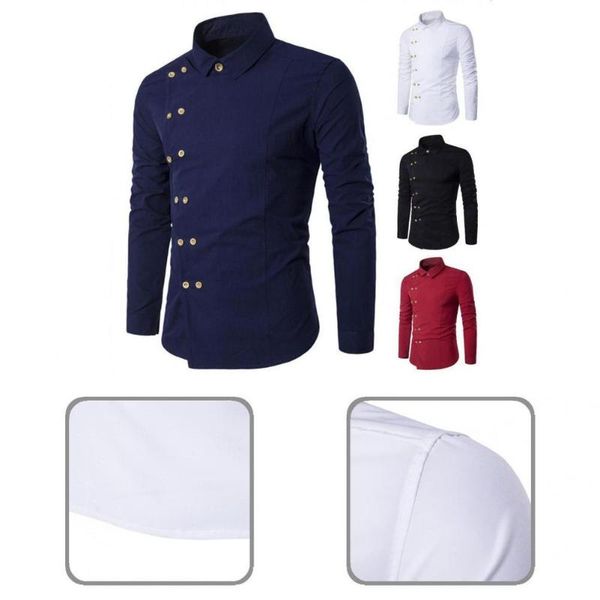 

men's casual shirts great men t-shirt solid color wear-resistant gentle autumn shirt, White;black