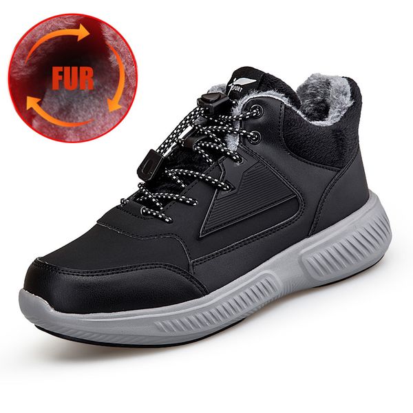 

winter warm hiking sneakers women waterproof plush trekking shoes woman outdoor ladies non-slip mountain ankle sports boots 2021