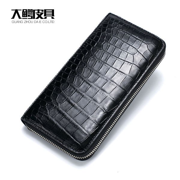 

wallet siamese leather handbag men's purse belly business zipper, Red;black