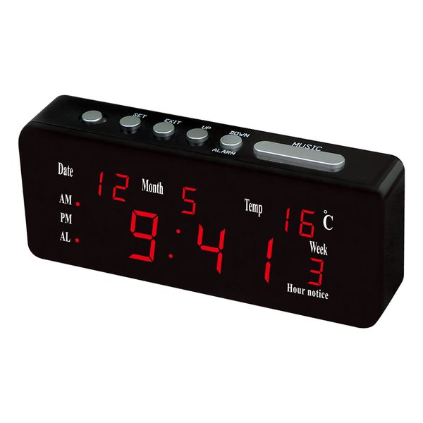 

2021 new time date modern temperature color house decoration led display digital deskmulti function alarm clocks 9u00